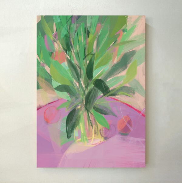 Kunstdruck Blumenstrauss – moderner Poster-Druck für Wohnzimmer, skandinavischer Stil – Wandbild Schweiz